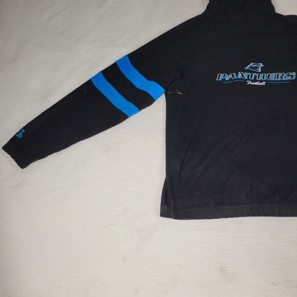 Carolina Panthers Jacket Size Medium NFL Football 1/4 Zip Gray Sweater Pullover - Picture 16 of 16